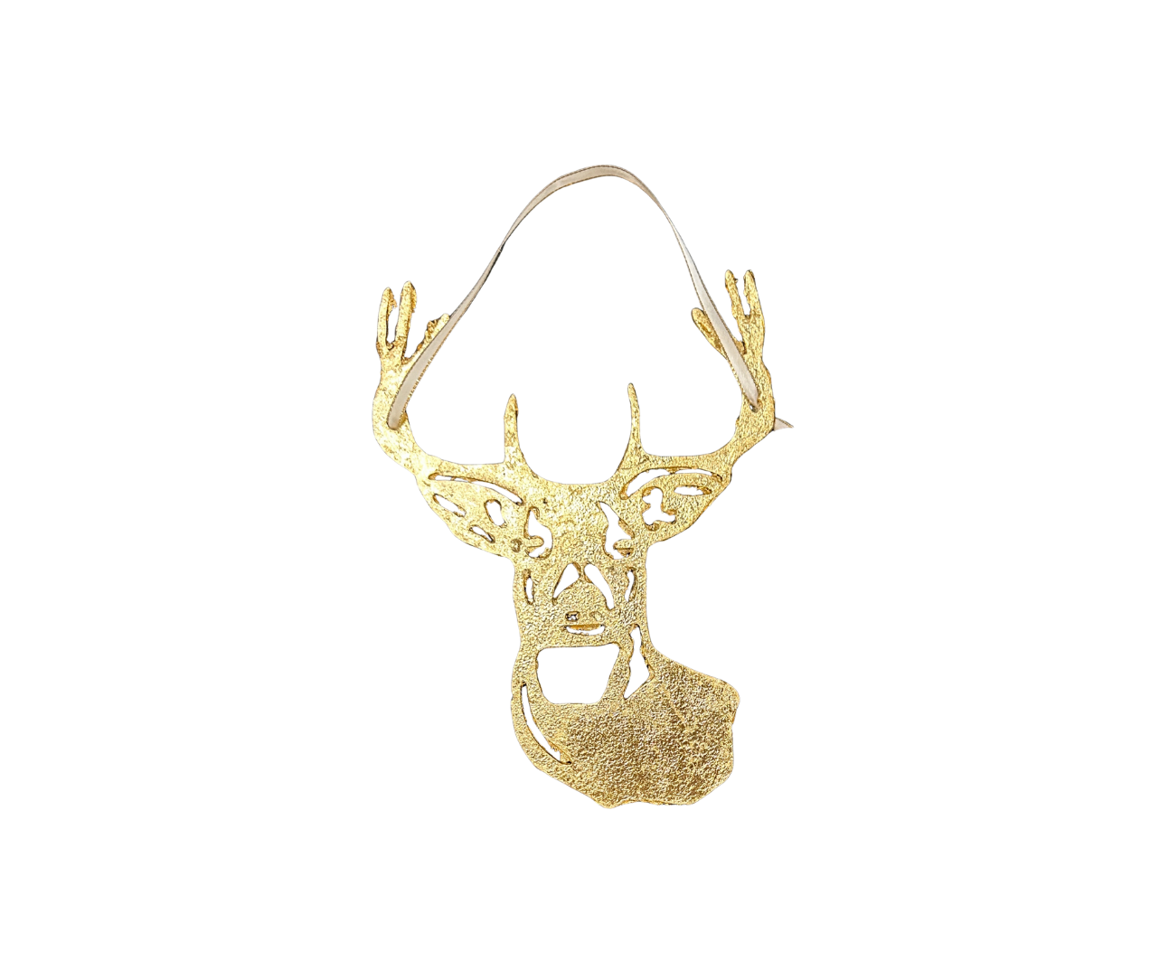 Deer Gilded Medallion
