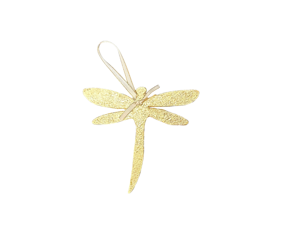 Dragonfly Gilded Medalliion