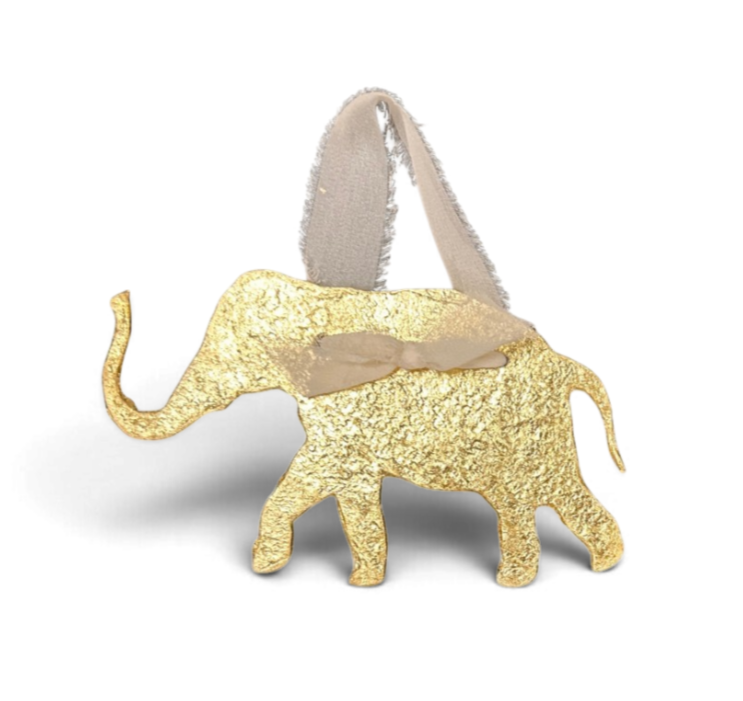 Elephant Gilded Medallion