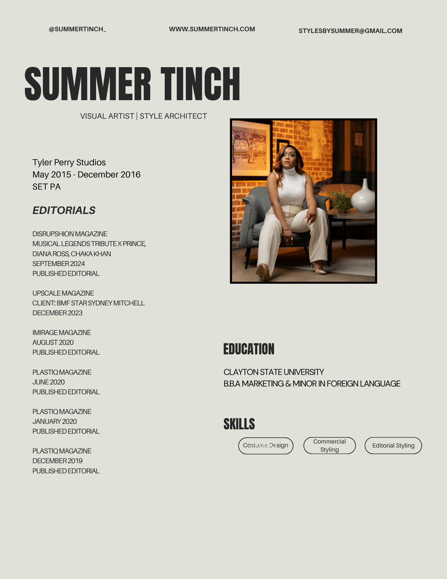 Editorial Stylist