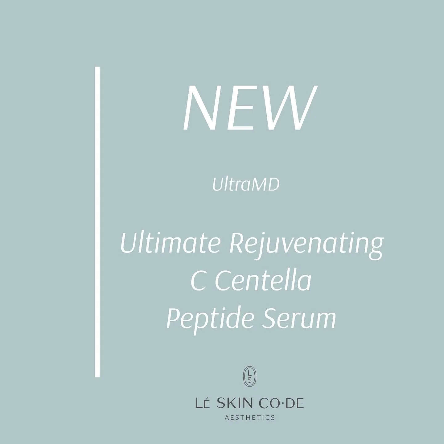 🩶NEW🩶
 Rejuvenating C Centella Peptide Serum, formulated to protect, preserve, and promote collagen for visibly firmer, brighter, and more lifted skin. #ultraceuticals #australianskincare #cosmeceuticals #collagen #ascorbicacid #vitaminc #cremorne 