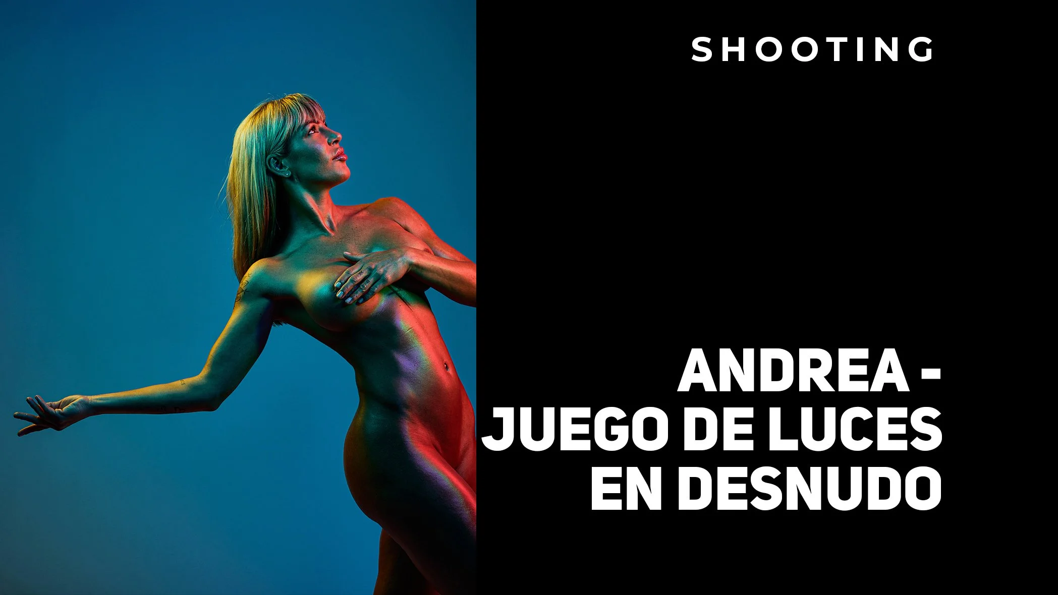 Andrea - Juego de luces en desnudo