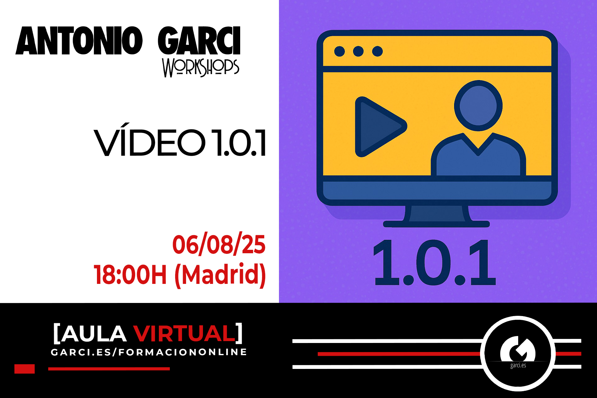 Clase online Aula Virtual AGOSTO - Vídeo 1.0.1