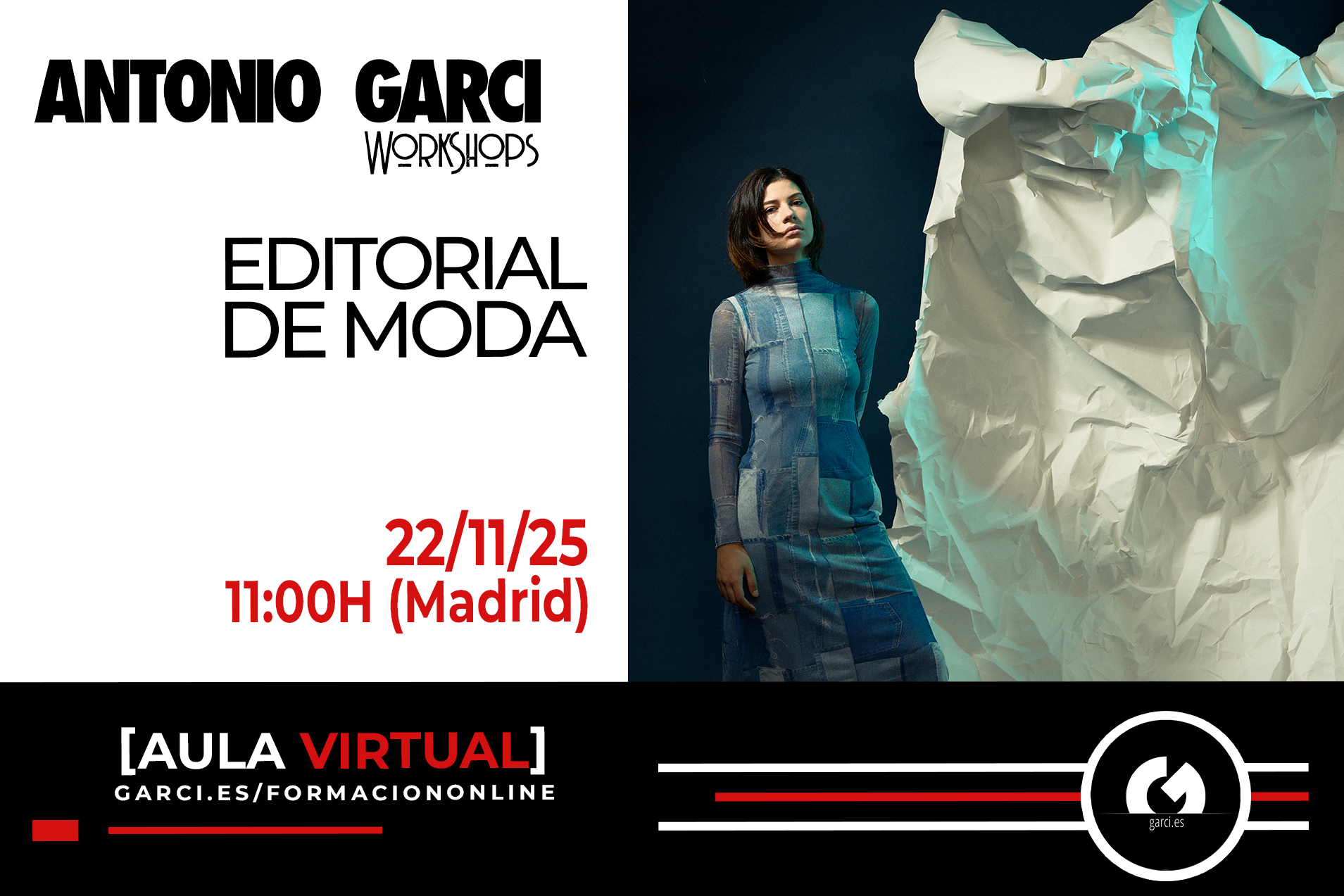 Taller online Aula Virtual NOVIEMBRE - EDITORIAL DE MODA