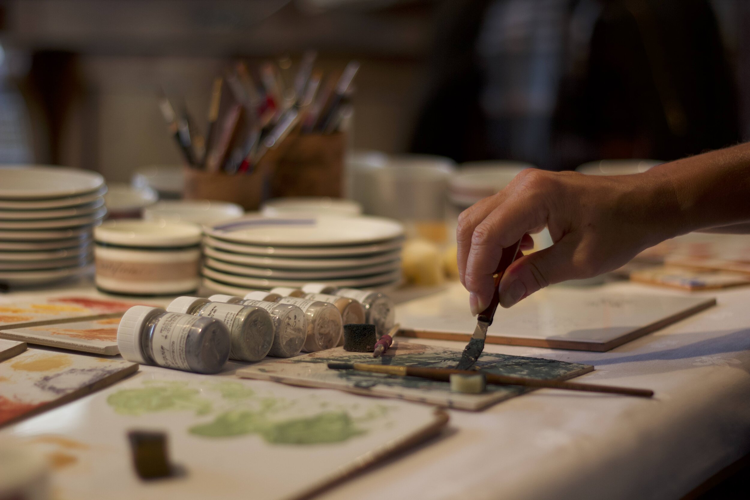 Travail des couleurs de l’automne