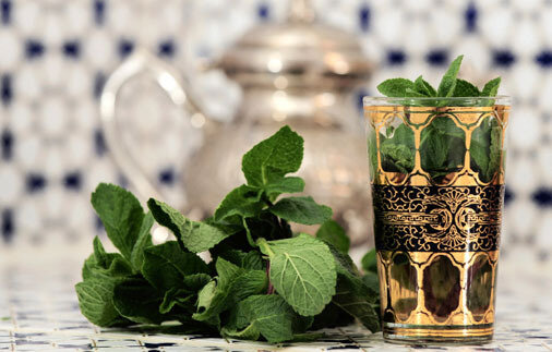 Un verre à thé marocain