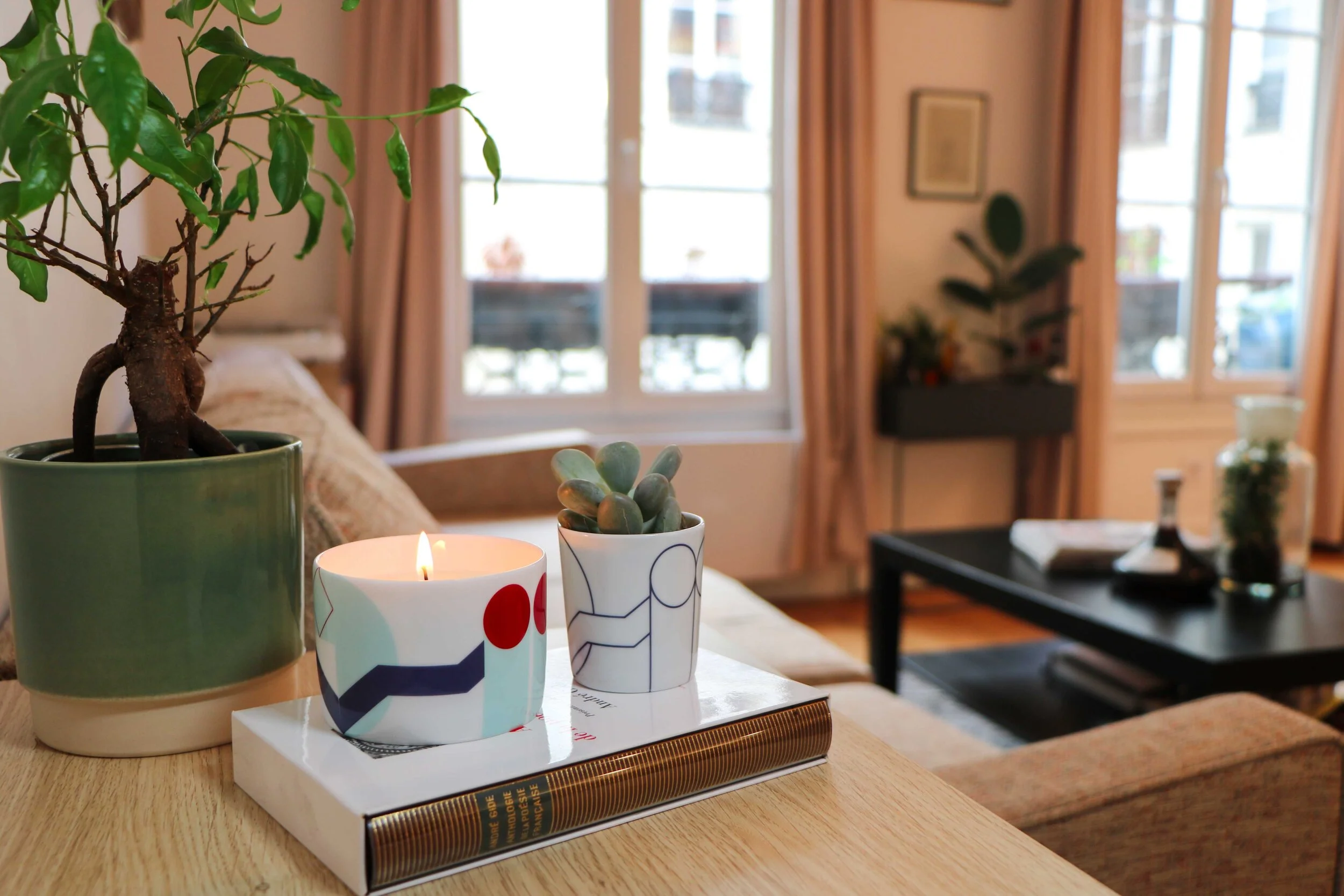 Le duo de bougies Hybrides Beaubourg