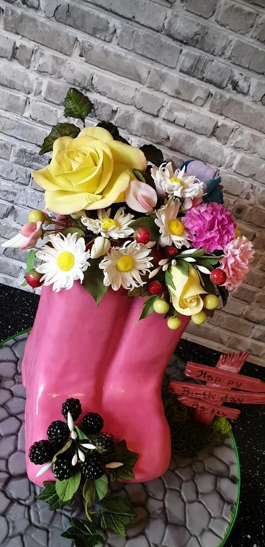 Wellington Boots Cake