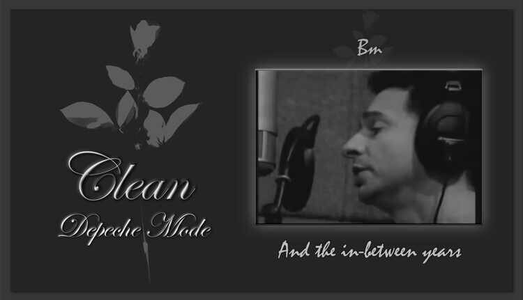 Depeche Mode - Clean - MIDI and MP3