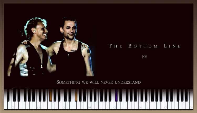 Depeche Mode - The Bottom Line - MP3 and MIDI