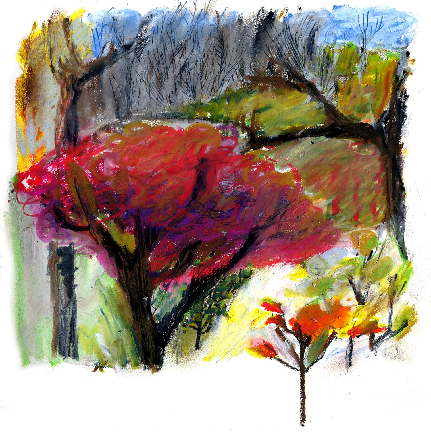 Central Park vignette, autumn