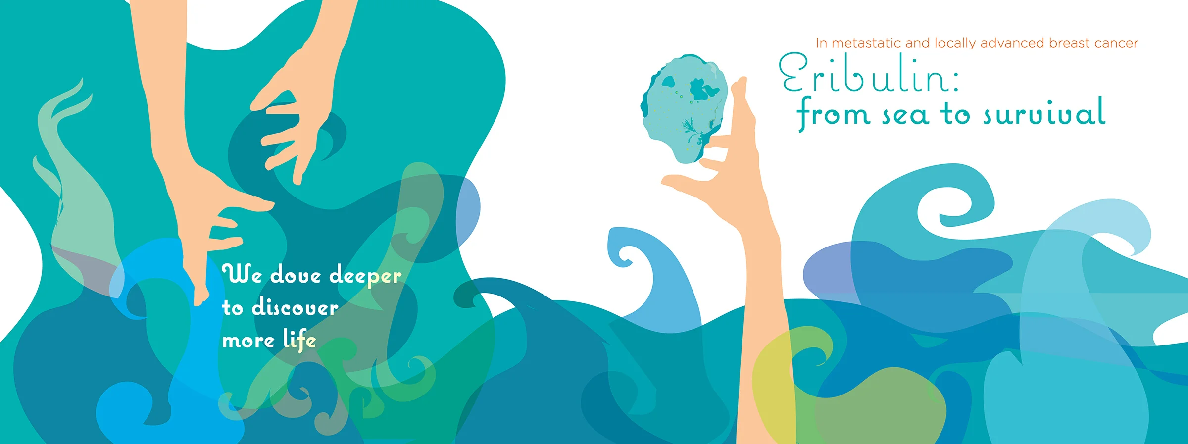 Illustrative concept for Eribulin , a cancer product derived from a sea sponge Client: Flashpoint Medica