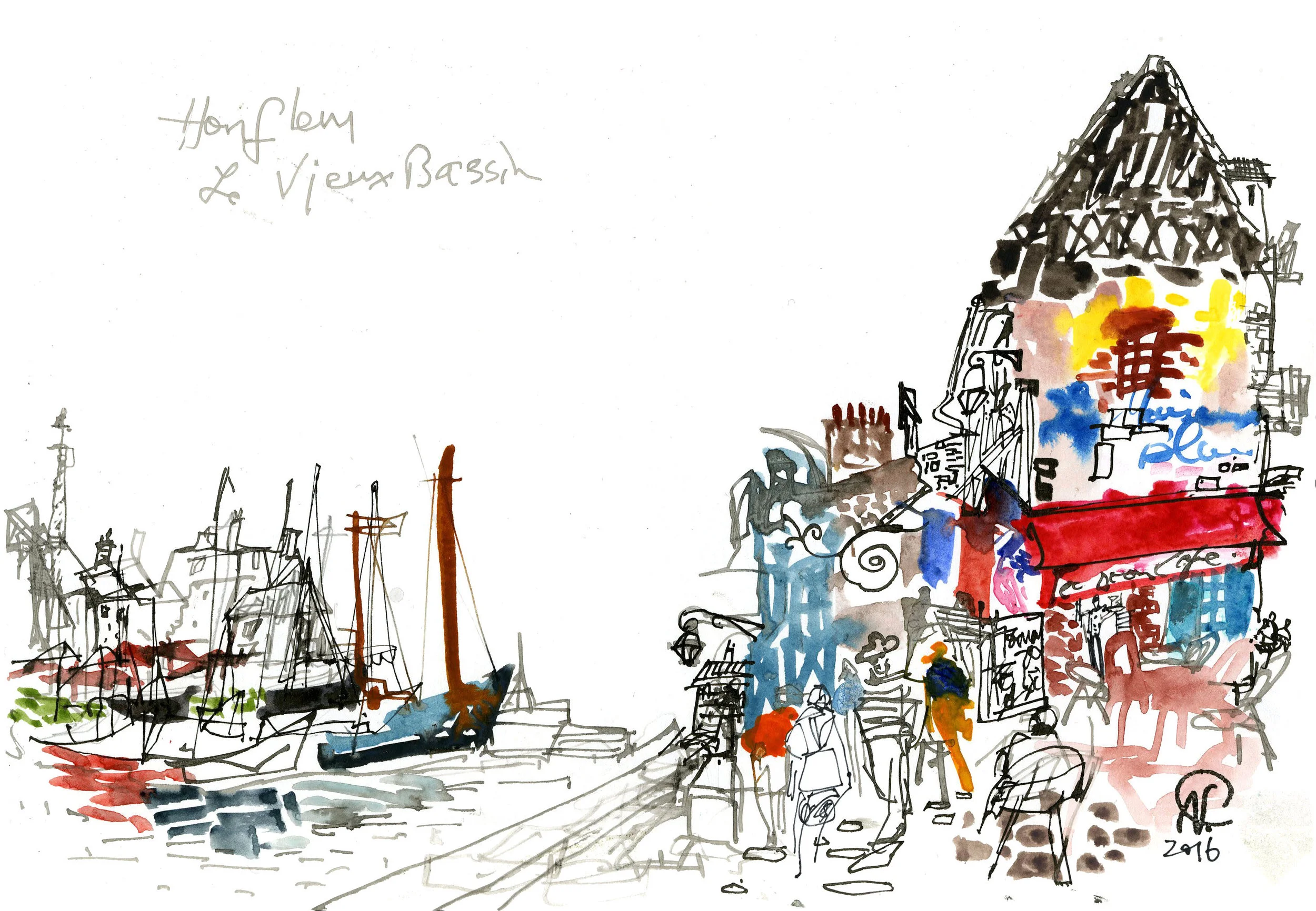 Le Vieux Basin, Honfleur (Normandy)