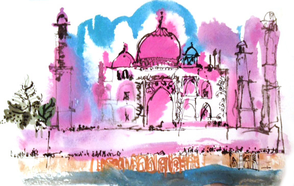  Taj Mahal in Pink 