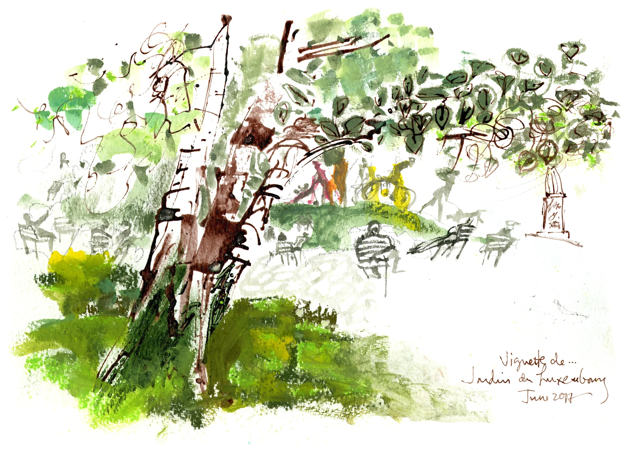 Vignette, Jardin du Luxembourg