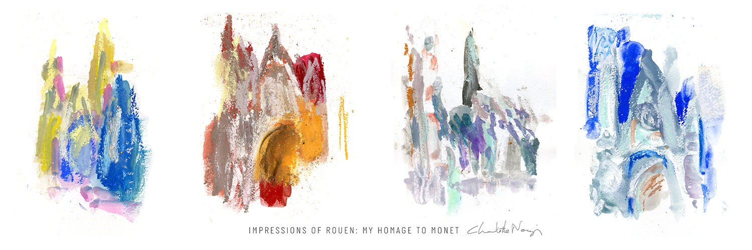  Rouen vignettes, after Monet 