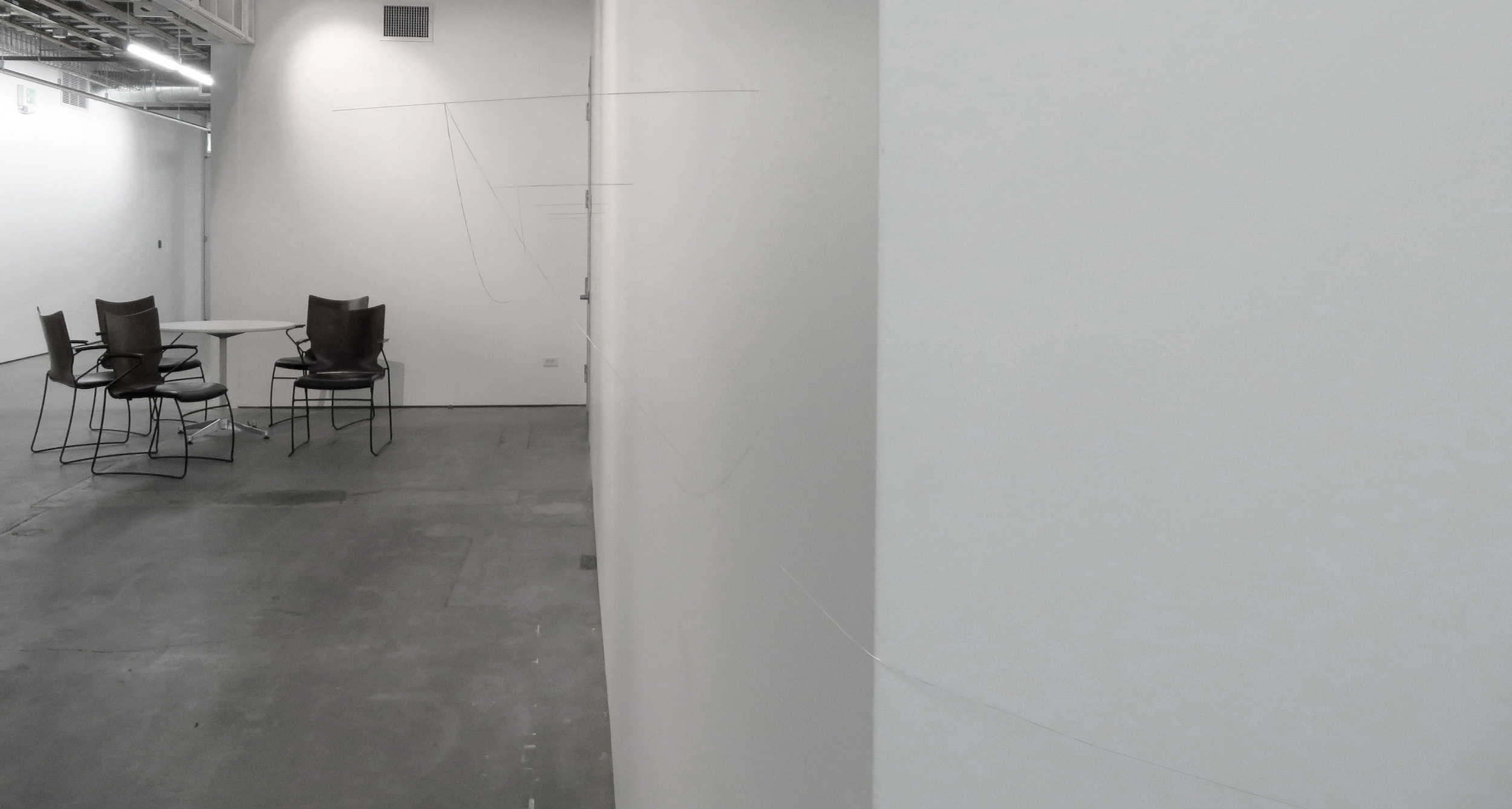   Desert Gothic  installation view North wall   