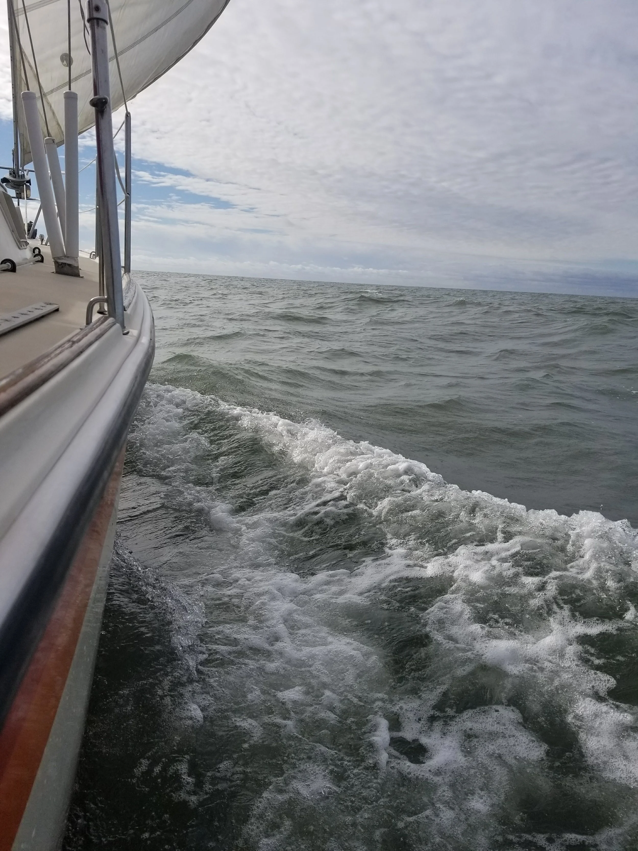 Underway approaching Ocean City, MD.