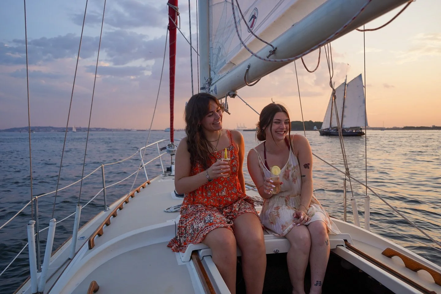 Can&rsquo;t beat a summer night on Sunset 🥂