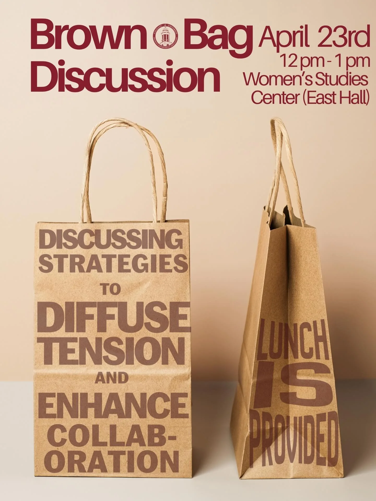 Join us for our last Brown Bag on Thursday, lunch is provided!