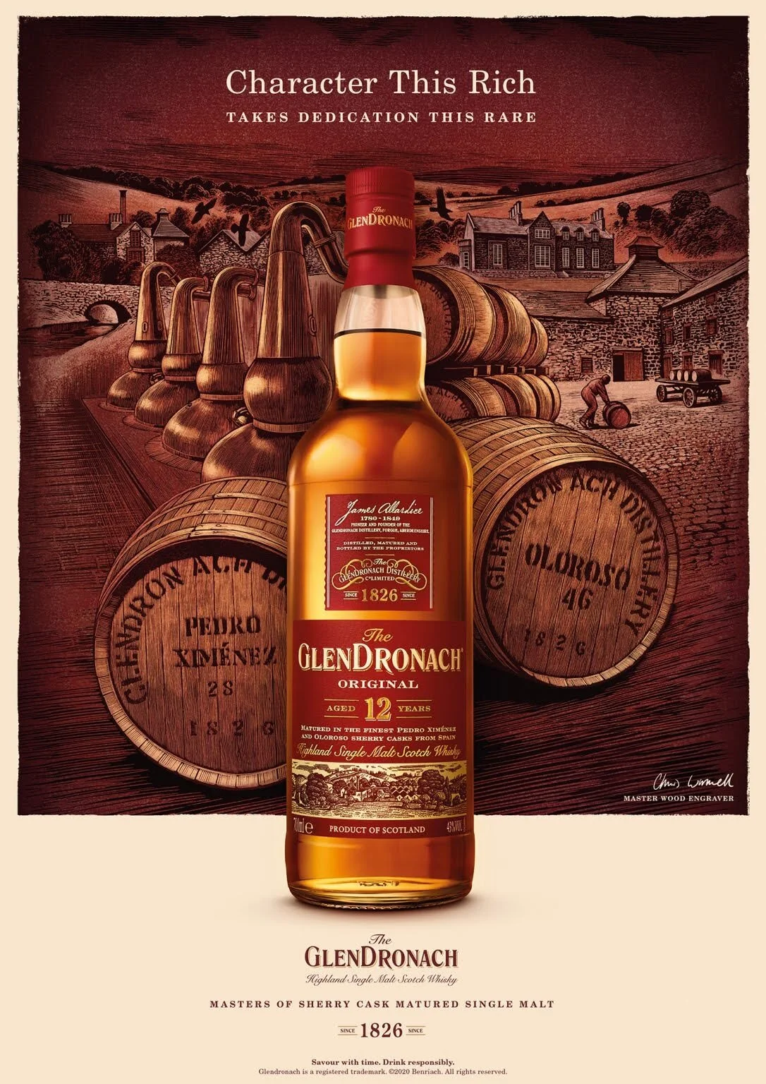 The GlenDronach 12yo Key Visual