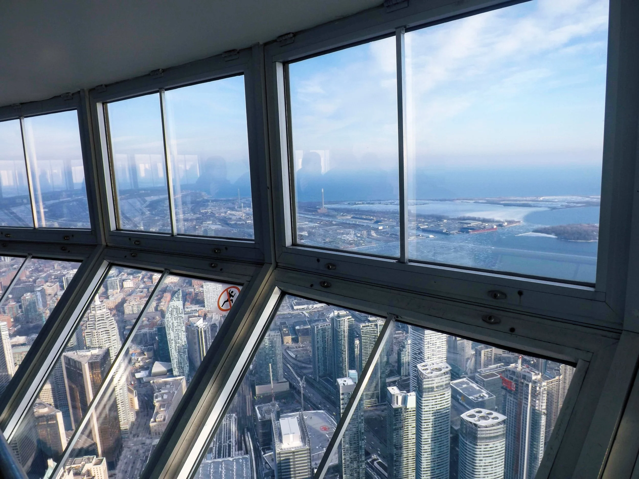 Point de vue depuis le Skypod, plus haut point d'observation de la tour niché à 447m de hauteur