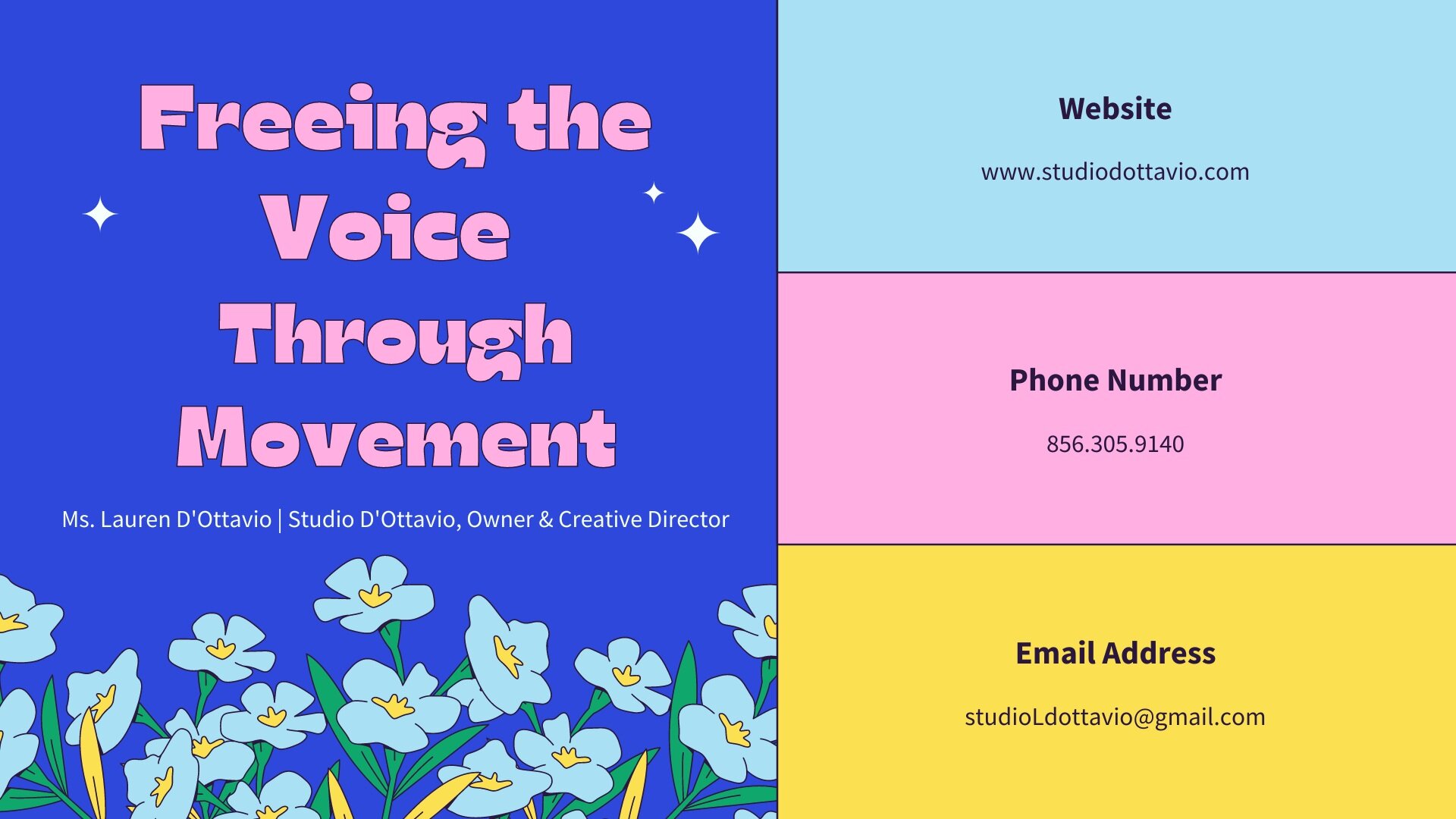 Freeing the Voice Through Movement Video