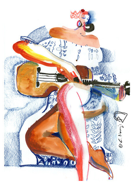 Girl with Guitar