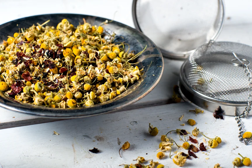 Chamomile and Rose Hip Tea