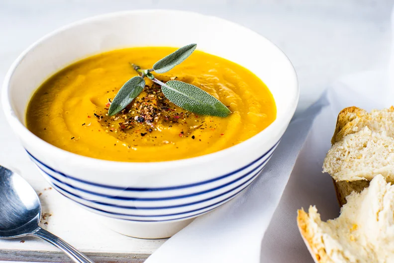 Roasted Curry Squash Soup