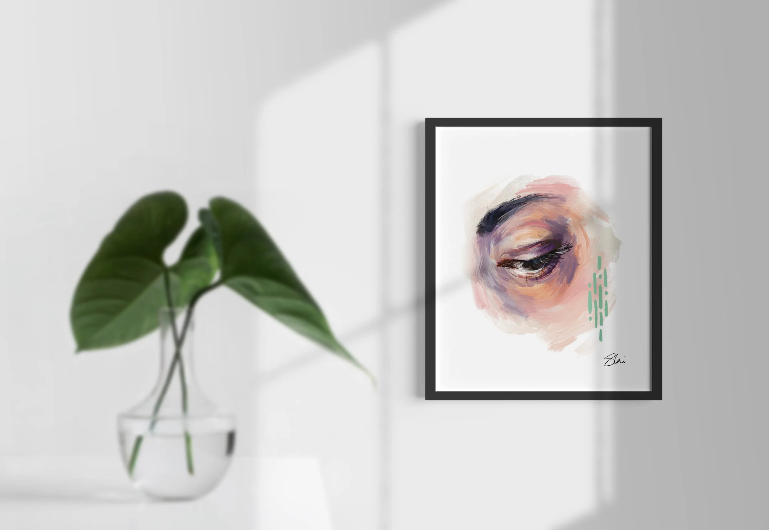 "Eye Study" 11" x 14" Print