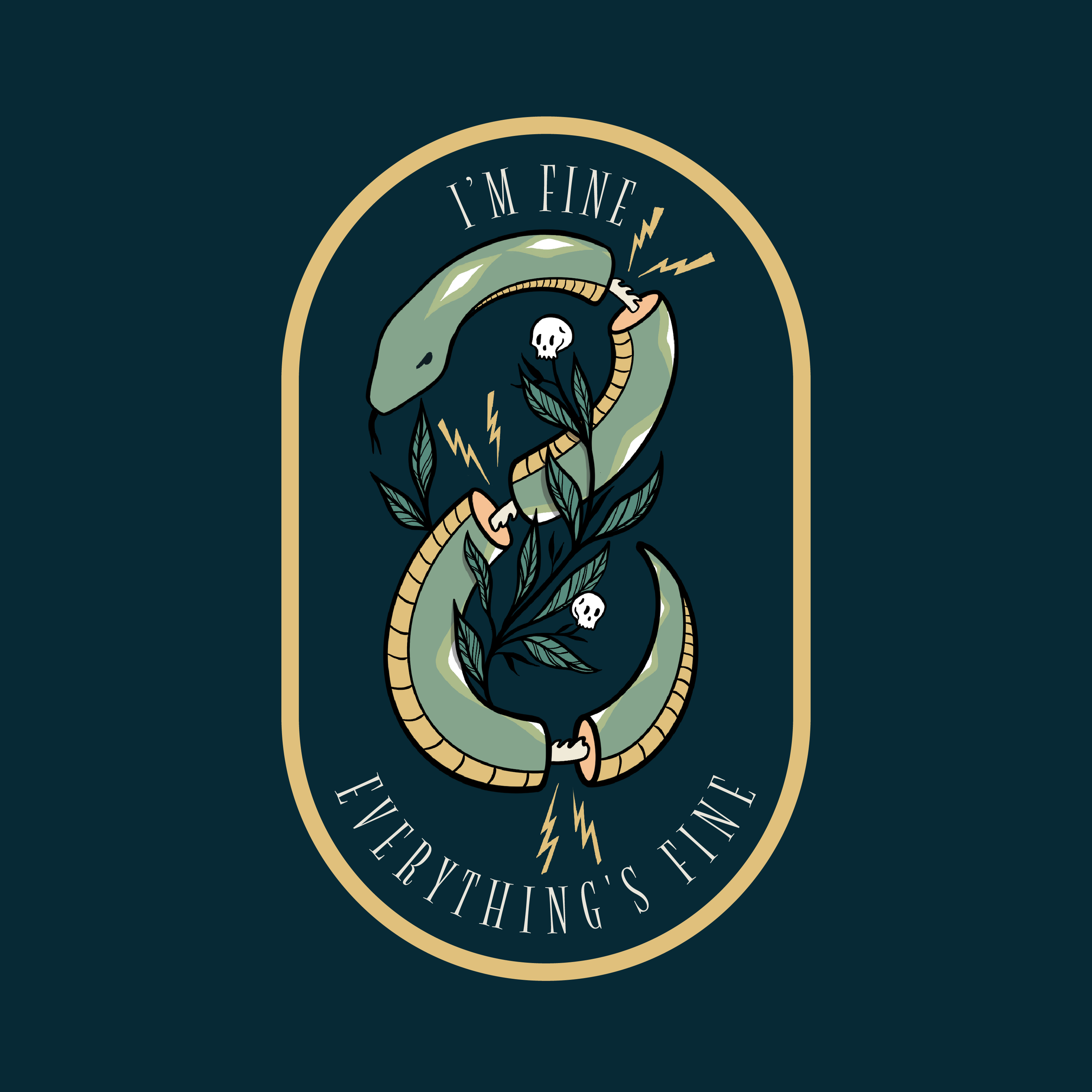 I'm Fine Everything's Fine sticker design-05.png
