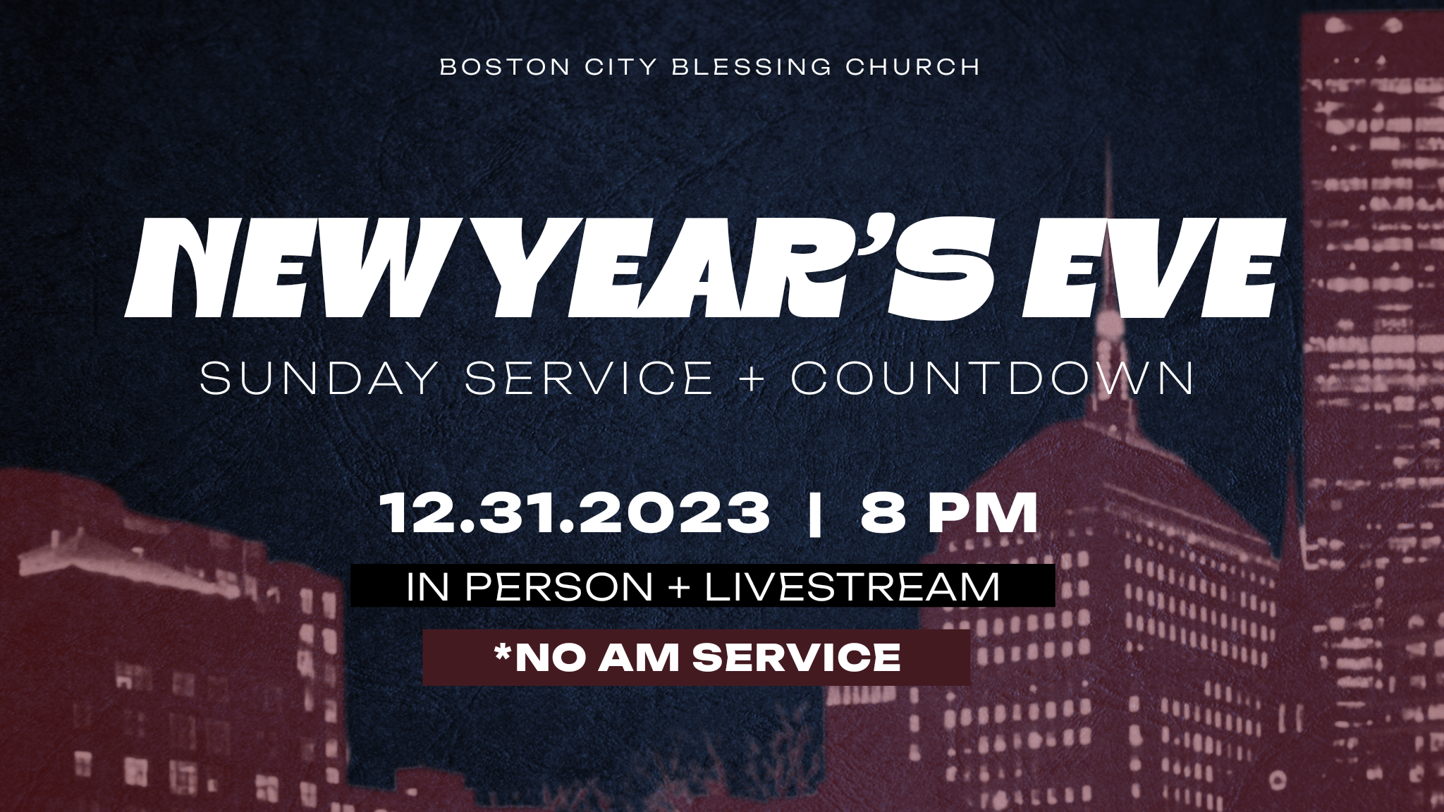 BCBC New Years Eve Service