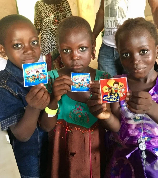 Paw Patrol goes to Ghana