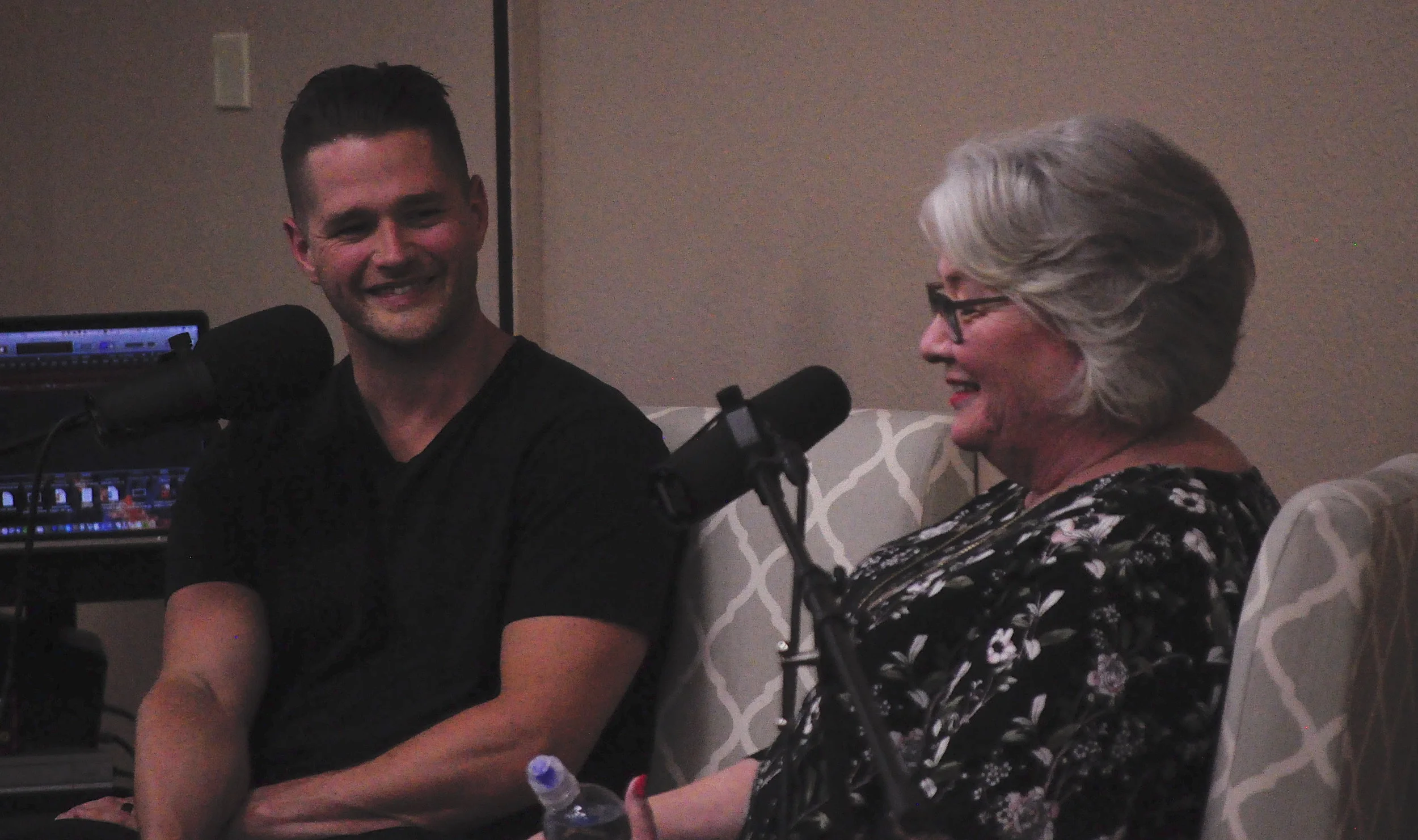Luke and Suzanne speaking to a group in Austin, TX