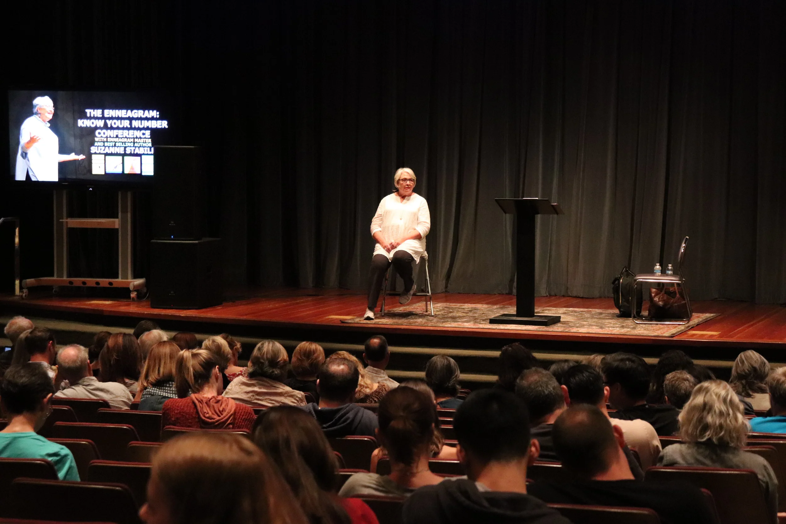 Suzanne teaching in Los Angeles in September 2018
