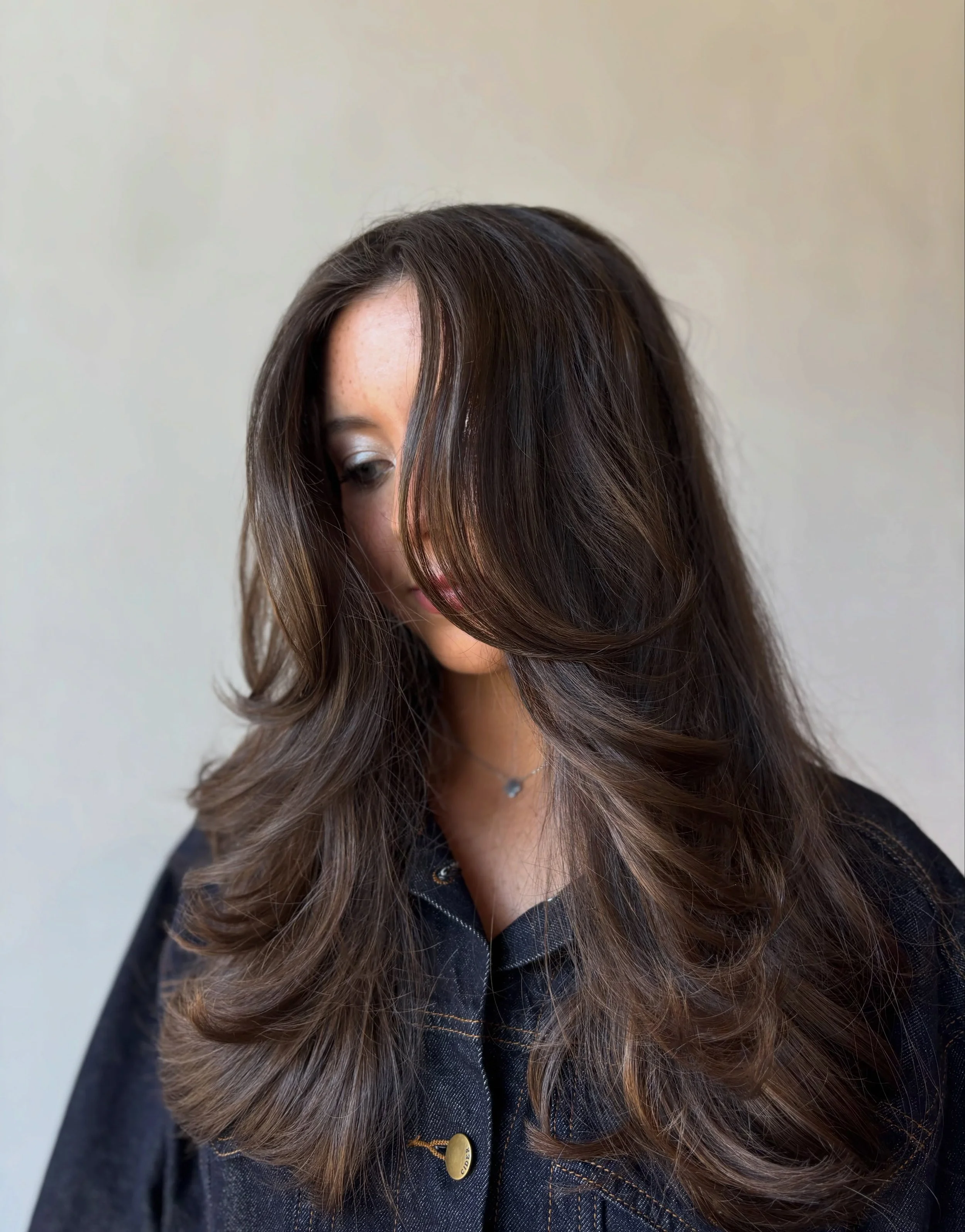 Make your day better with a blowout ✨ 

Haircut by @bethany_paige_hairstylist 
Styling by @beahair_mount