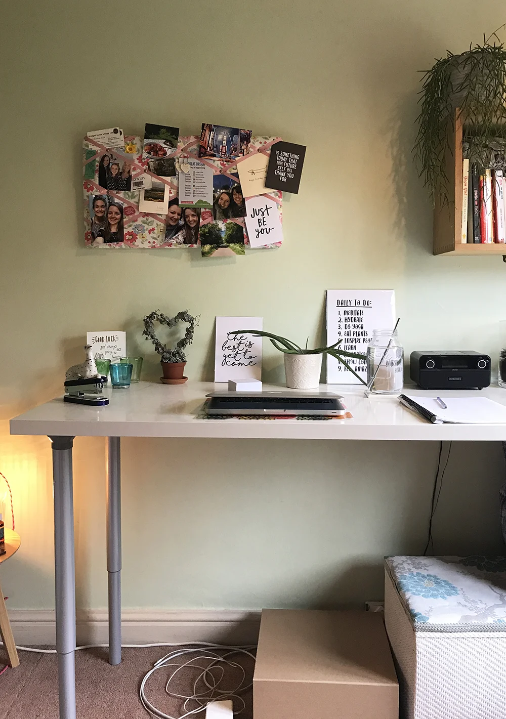 My new favourite thing! My workspace!