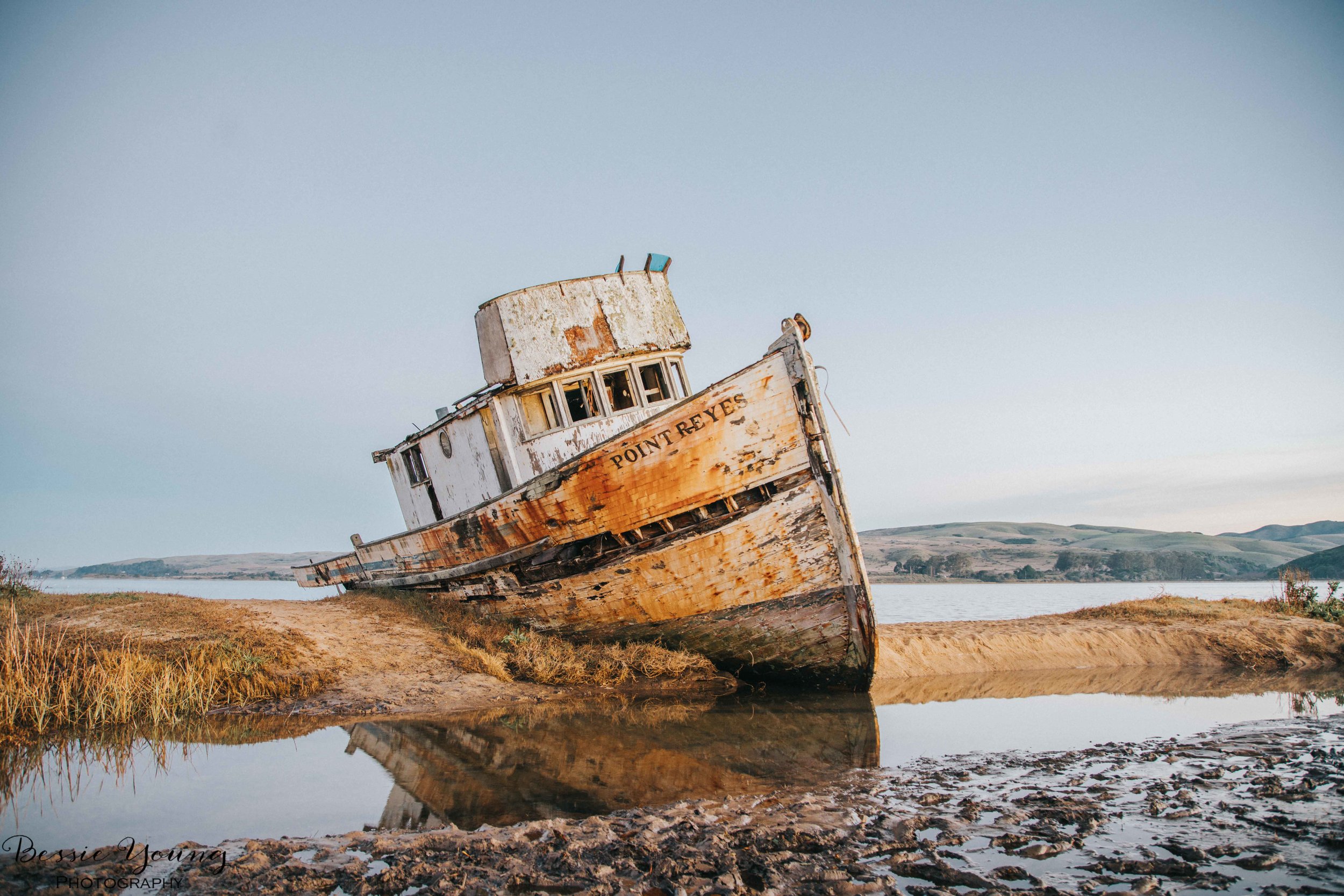 Point Reyes National Seashore Ship Wreck by Bessie Young