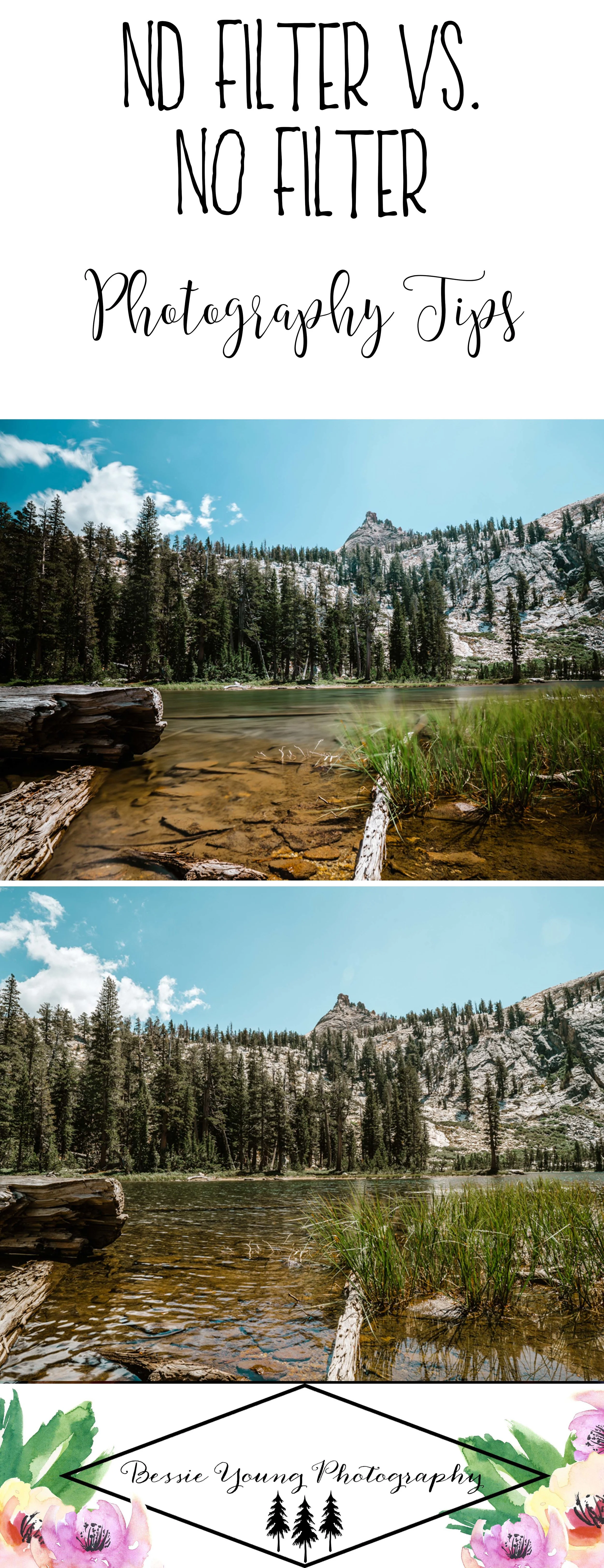 ND Filter vs No filter Landscape Photography Tips and tricks by Bessie Young Photography Landscape Photography.jpg