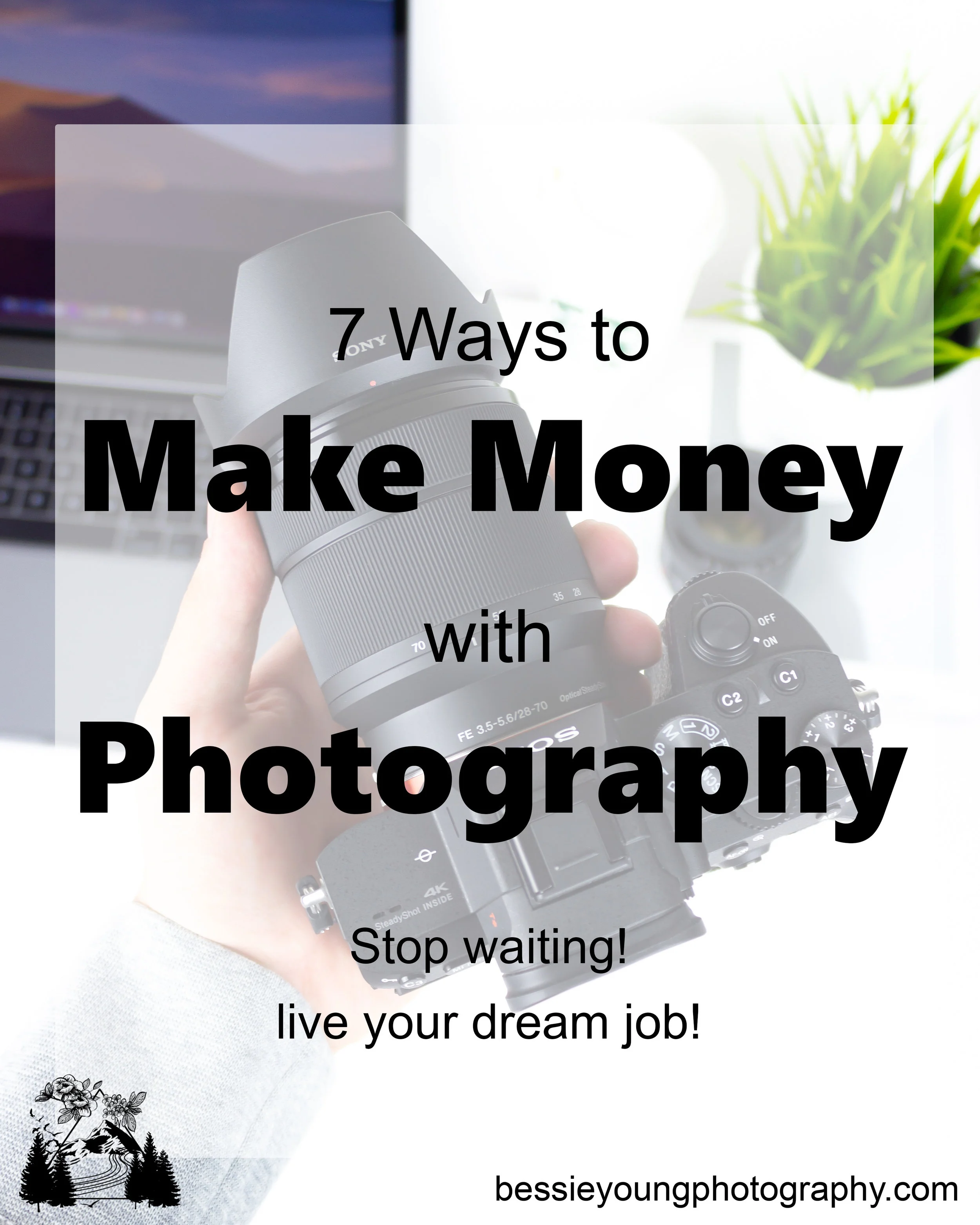 7 Ways to Make Money with Photography you can live your dream job by Bessie Young Photography.jpg