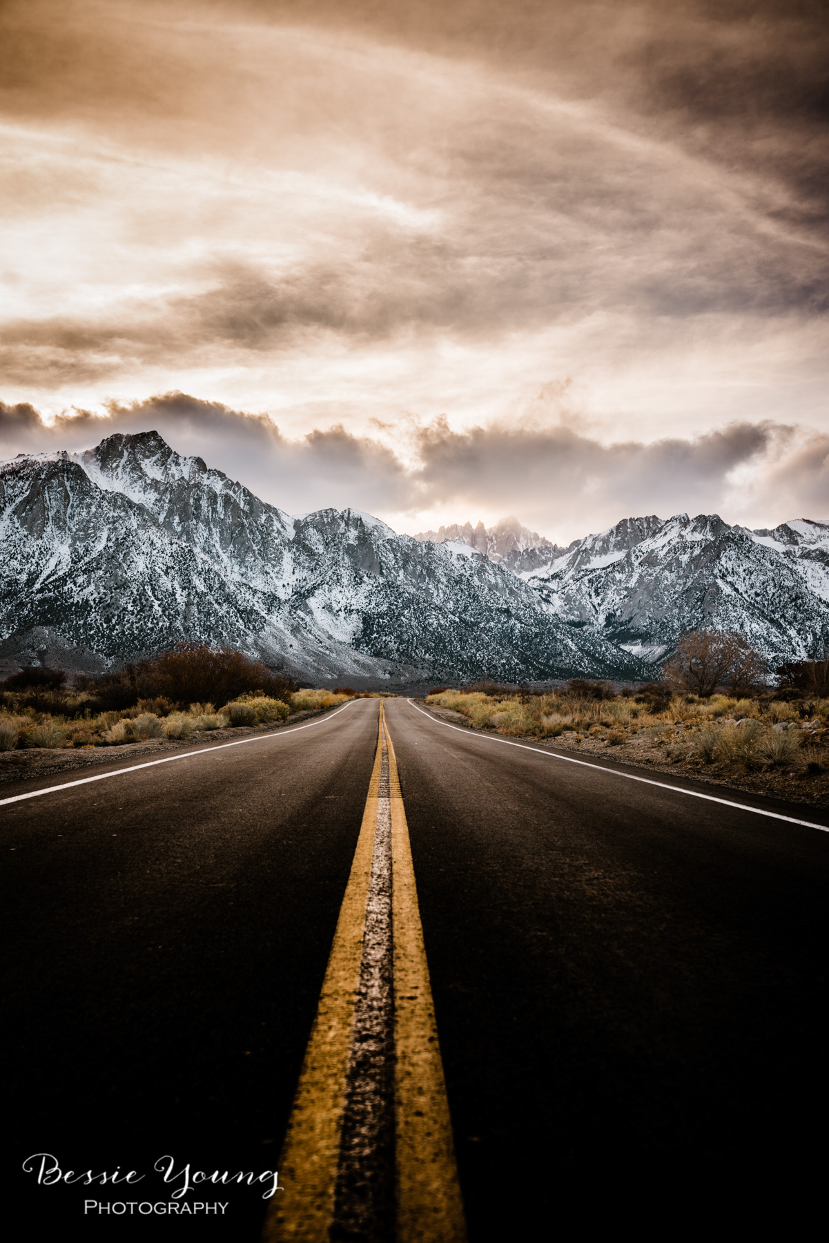 Alabama Hills California Sunset - Fine Art Photography by Bessie Young Photography