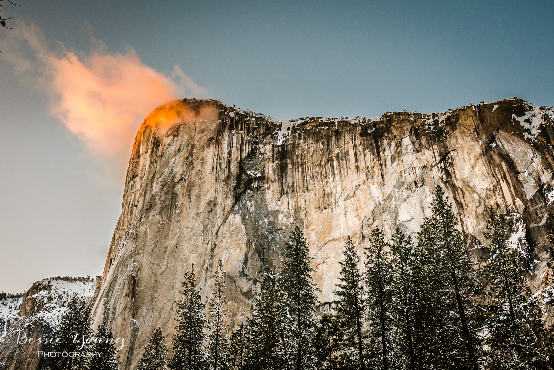 Yosemite National Park Photography - Yosemite Firefall 2019 by Bessie Young Photography