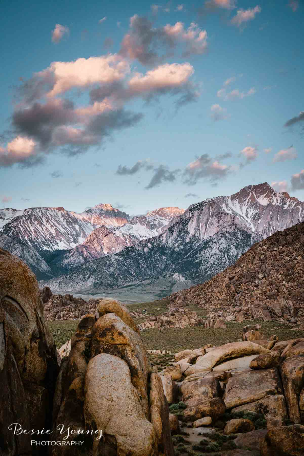 Alabama Hills California Photography - Sunrise Landscape Photography by Bessie Young Photography - alabama hills california camping