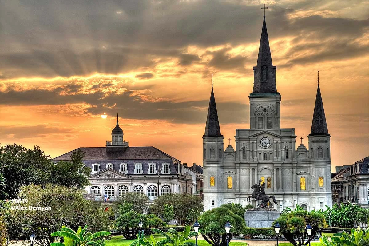 French Quarter Photos of Sunset