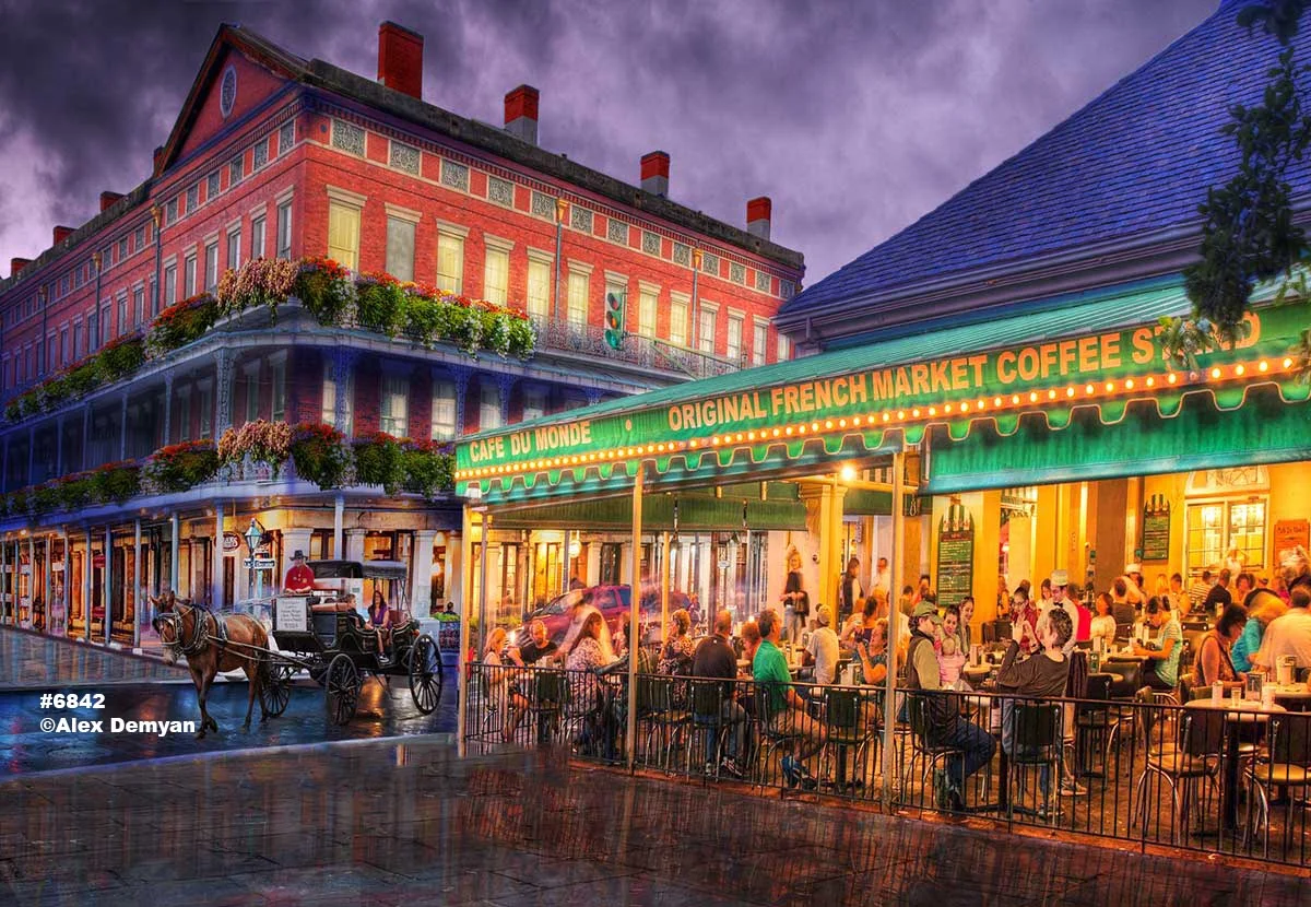 French Quarter Photography of Cafe du Monde