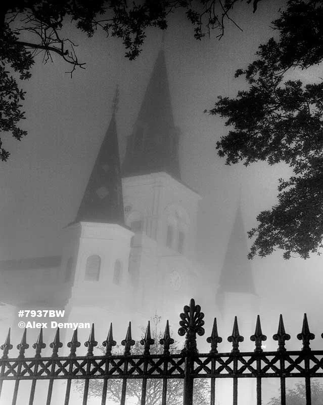 St. Louis Cathedral in Fog