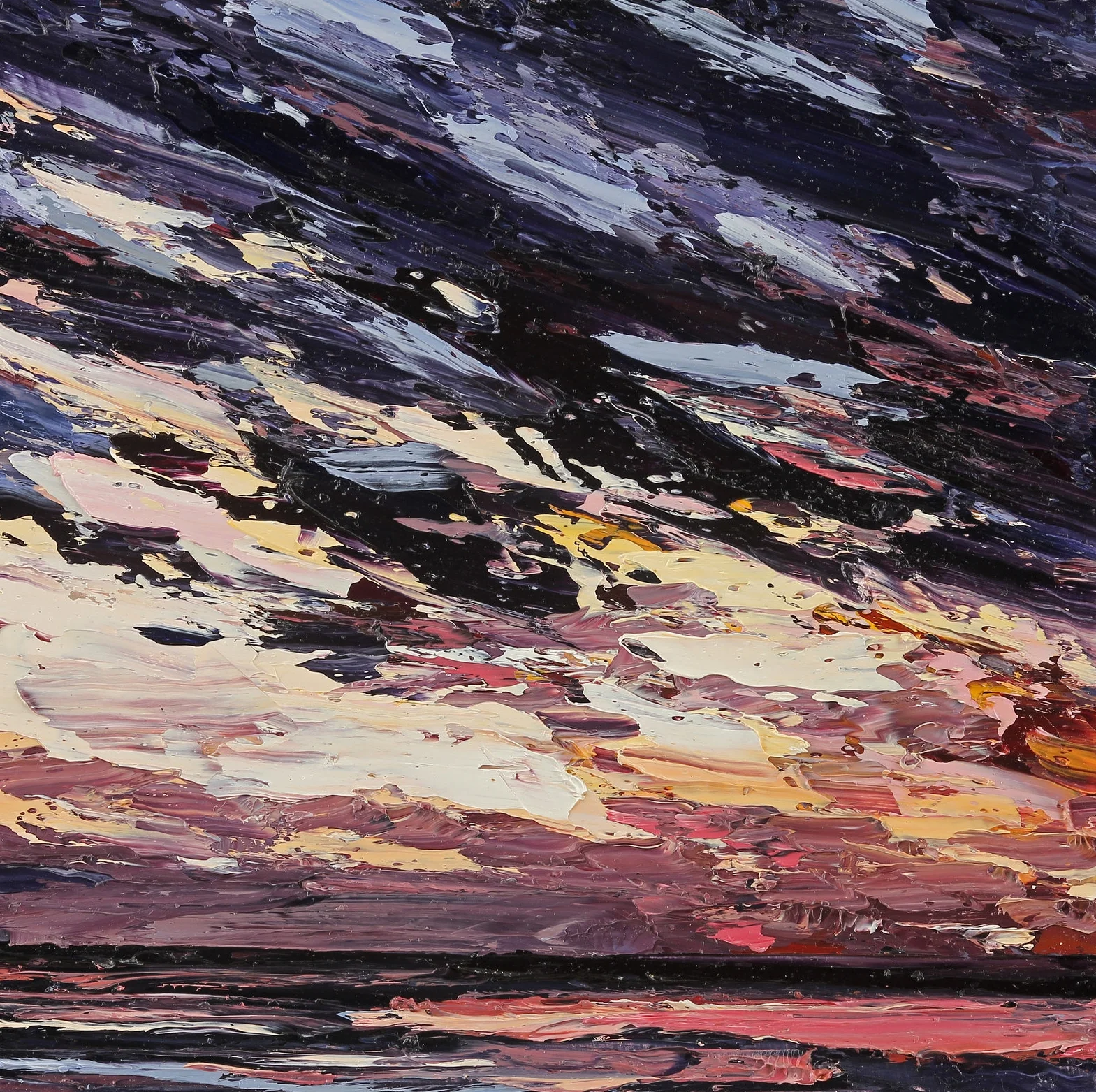   Flare, &nbsp;Oil on panel, 10"x10", 2016 