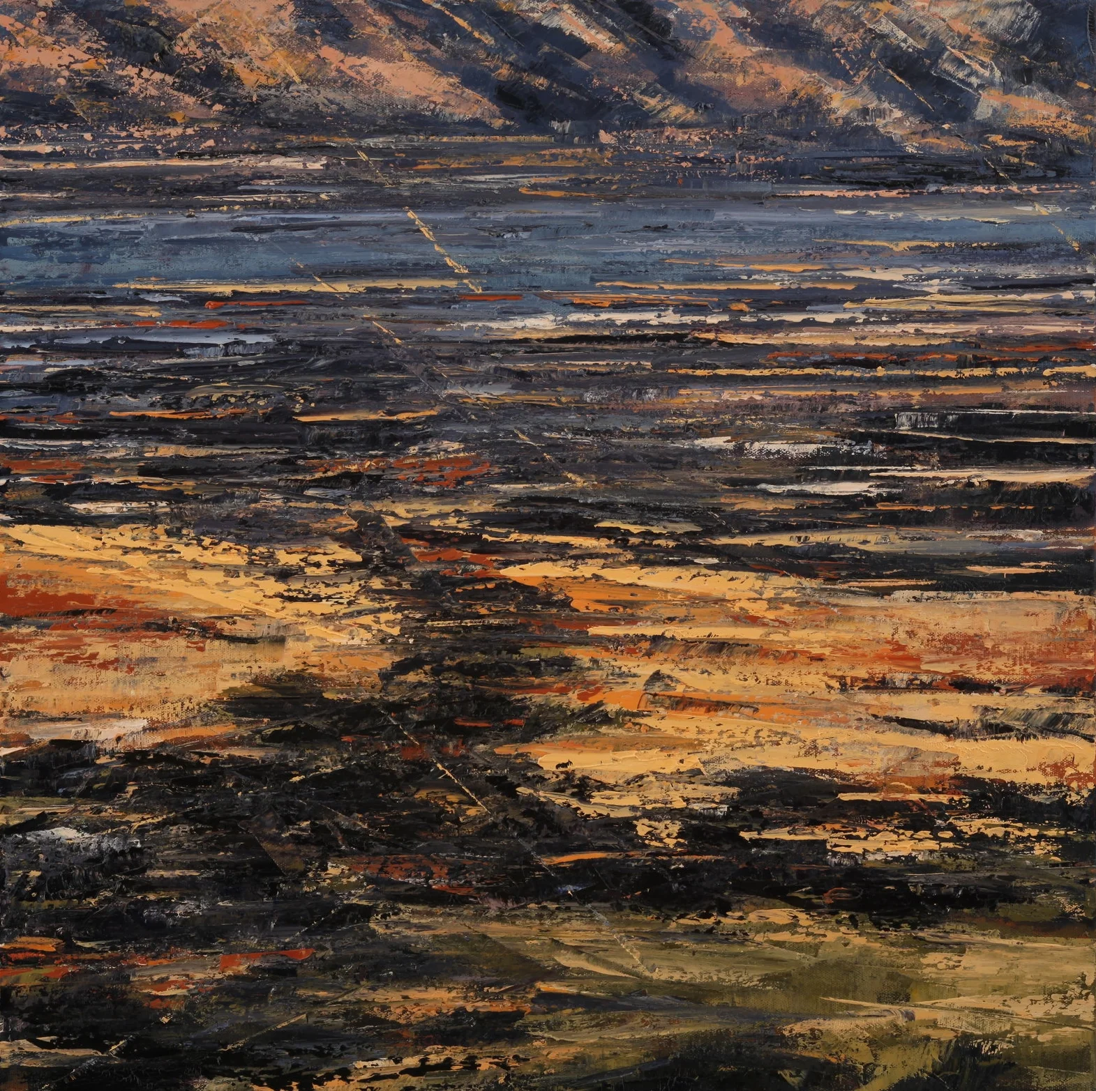   Portola Valley , Oil on canvas, 24"x24", 2017 