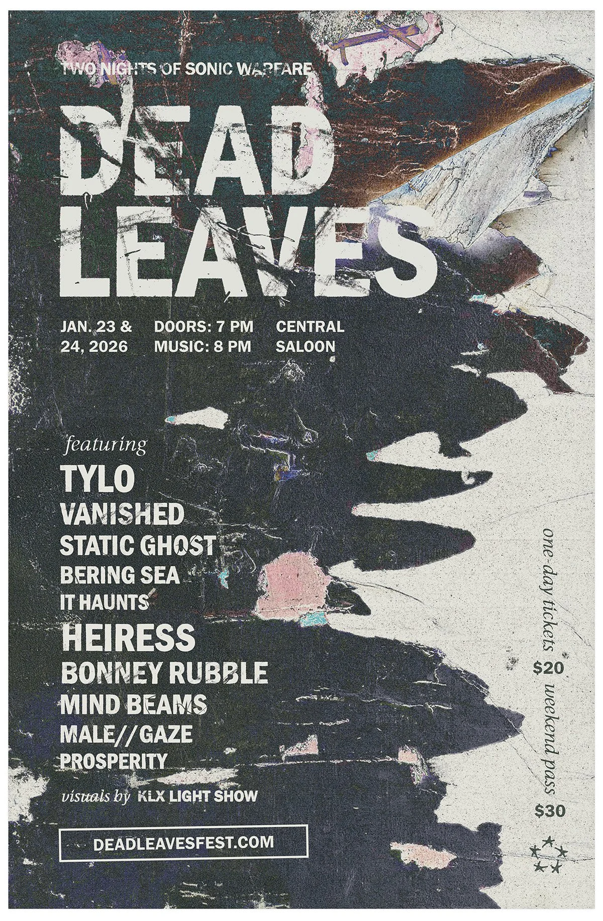  Event Poster  Dead Leaves Festival. 2026.